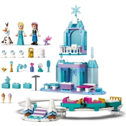 Klocki LEGO 43281 Lodowy zamek Elzy i śnieżna przejażdżka DISNEY